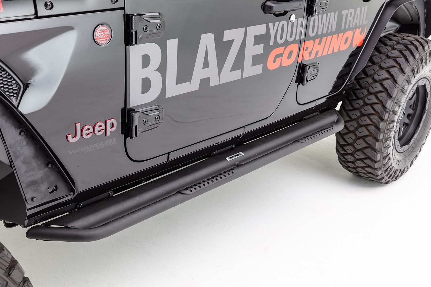 2024, 2023, 2022, 2021, 2020, 2019, 2018 Jeep Wrangler Step Nerf Bar Kit