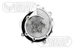 Graf Engine Water Pump with Fan Clutch 