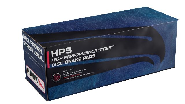 Disc Brake Pad Set - Rear for 1989-1992 Mercury Cougar (Hawk Performance HB580F.627)