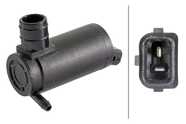 Windshield Washer Pump - Front for 2007-2017 Ford Transit (Hella 006848001)