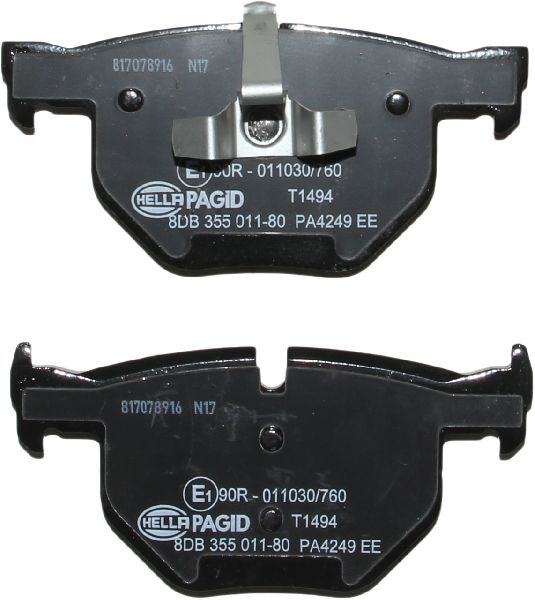 Disc Brake Pad Set - Rear for 2007-2013 BMW 335i (Hella 355011801)