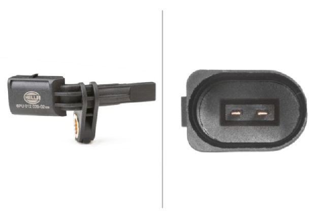 ABS Wheel Speed Sensor - Front Right, Rear Right (Hella 012039021)