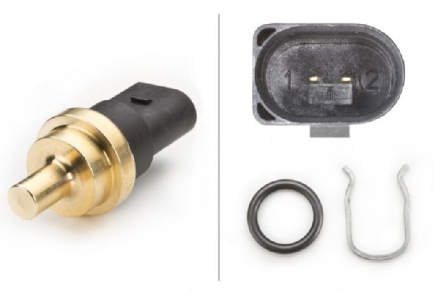 Engine Coolant Temperature Sensor - Rear (Hella 009309331)