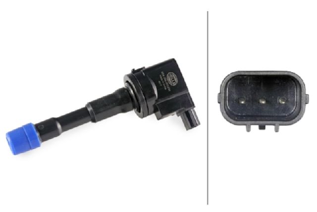 Direct Ignition Coil - Rear for 2003-2011 Honda Civic (Hella 358057231)