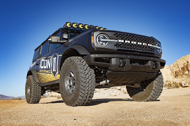 ICON Vehicle Dynamics Coilover Spring and Shock Assembly  Front 