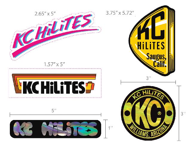 KC HiLiTES Exterior Decal 