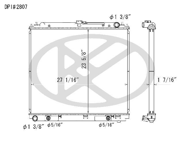 Radiator for 2005-2012 Nissan Pathfinder (Koyorad A2807)