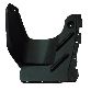 Replacement Bumper Cover Shield  Rear Left 