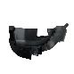 VARIOUS MFR Bumper Cover Extension  Rear Left 