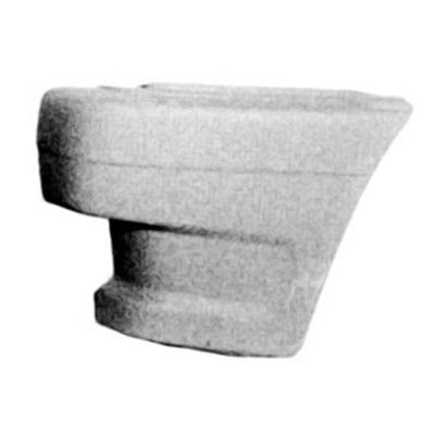 Replacement Bumper End  Front Left 