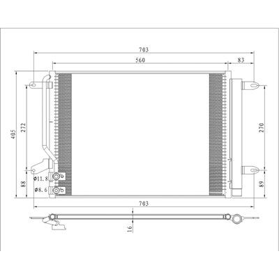 Replacement A/C Condenser 