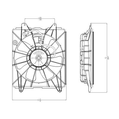 VARIOUS MFR A/C Condenser Fan Assembly  Right 