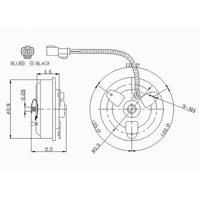 Replacement A/C Condenser Fan Motor 