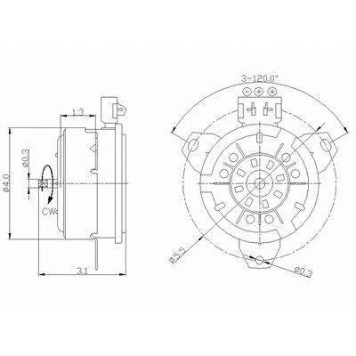 Replacement A/C Condenser Fan Motor 