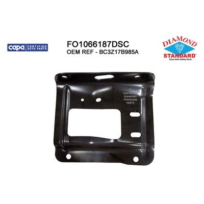 Replacement Bumper Mounting Plate  Front Left 