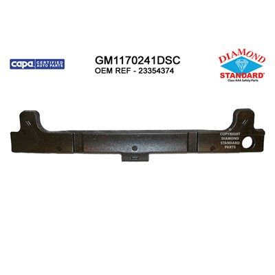 Replacement Bumper Impact Absorber  Rear 