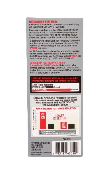 Transmission Fluid Additive (Lubegard 63010)