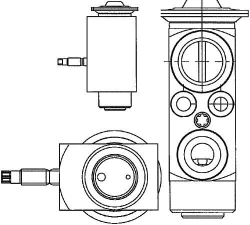 A/C Expansion Valve for 2011-2015 Volvo S60 (Mahle AVE66000P)