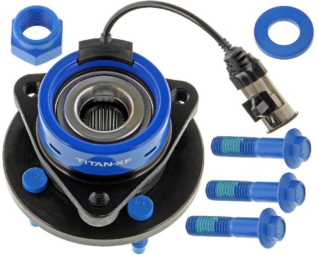 Wheel Bearing and Hub Assembly - Front (Mevotech TXF513204)