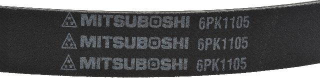 Accessory Drive Belt - Air Conditioning To Alternator for 2000-2001 Nissan Maxima (Mitsuboshi 6PK1105)