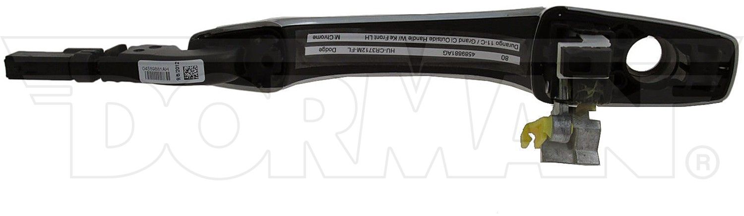 2022, 2021, 2020, 2019, 2018, 2017, 2016, 2015, 2014, 2013, 2012, 2011 Dodge Durango Exterior Door Handle
