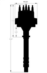 Distributor for 1966-1986 Chevrolet Caprice (MSD 8361)
