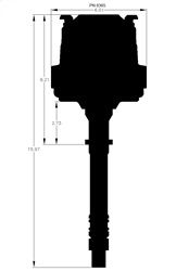 Distributor for 1979-1986 GMC K3500 (MSD 8365)