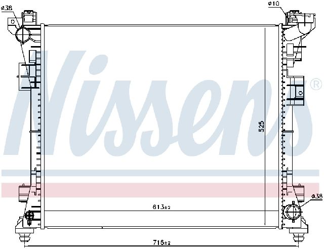 Radiator for 2008-2020 Dodge Grand Caravan (Nissens 61034)