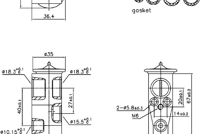 A/C Expansion Valve for 2008-2012 Scion xD (Nissens 999444)