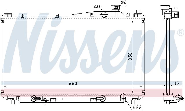 Radiator (Nissens 68115)