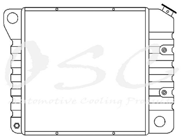 1986, 1985, 1984, 1983, 1982, 1981, 1980 Chevrolet Caprice Radiator