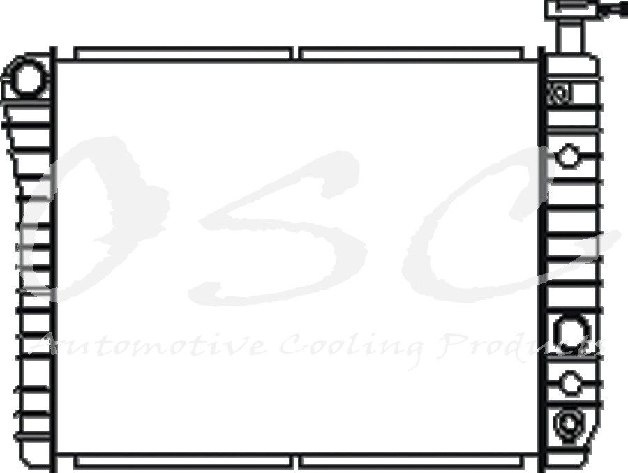 1990, 1989, 1988, 1987, 1986, 1985 Chevrolet Astro Radiator
