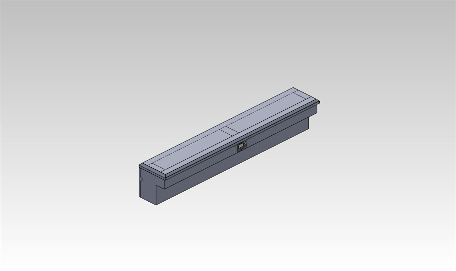 2017, 2016, 2015, 2014, 2013, 2012, 2011 Ram 2500 Truck Bed Side Rail Tool Box