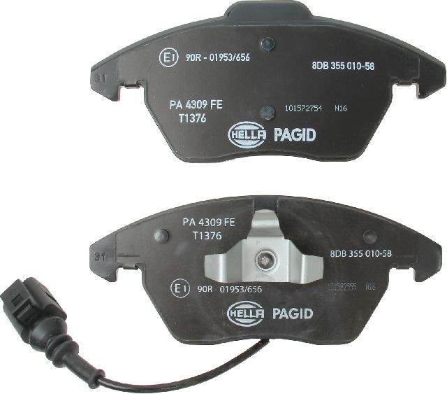 Disc Brake Pad Set - Front for 2006-2009 Volkswagen Rabbit (Pagid 355010581)