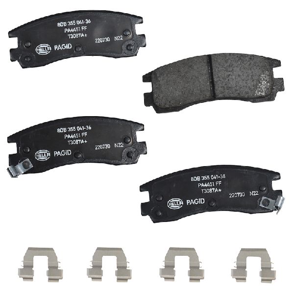 Disc Brake Pad Set - Rear for 1991-1998 Saturn SL2 (Pagid 355041361)