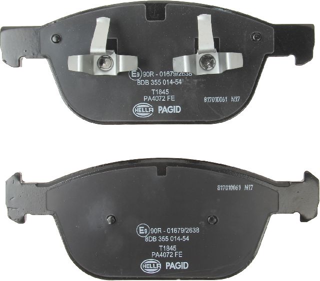 Disc Brake Pad Set - Front for 2003-2014 Volvo XC90 (Pagid 355014541)
