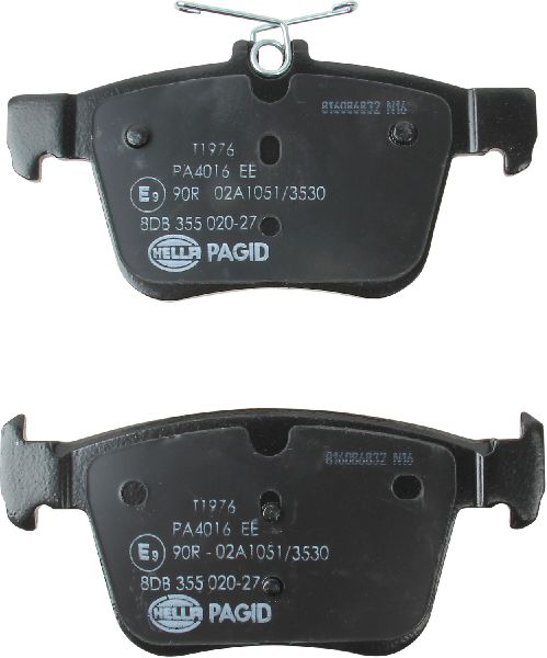 Disc Brake Pad Set - Rear for 2016-2018 Audi A3 Sportback e-tron (Pagid 355020271)