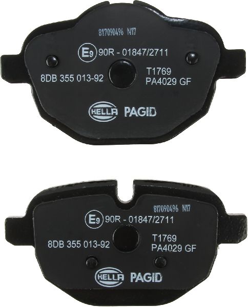 Disc Brake Pad Set - Rear for 2011-2016 BMW 528i (Pagid 355013921)