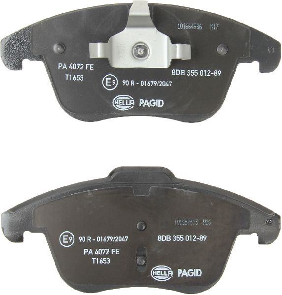 Disc Brake Pad Set - Front for 2008-2016 Volvo XC70 (Pagid 355012891)