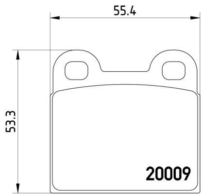 Disc Brake Pad Set - Rear for 1985-1987 Saab 900 (Pagid 355006991)
