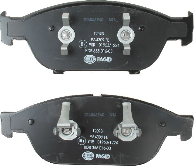 Disc Brake Pad Set - Front for 2011-2014 Audi A8 Quattro (Pagid 355016031)