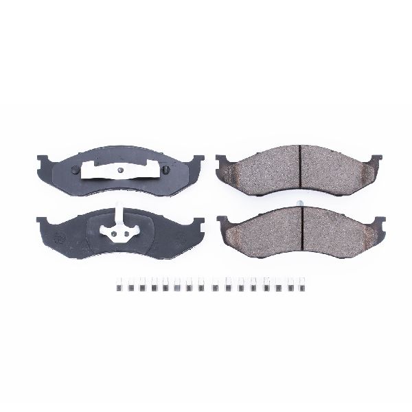Disc Brake Pad Set - Front for 1990-2001 Jeep Cherokee (Powerstop 17-477)
