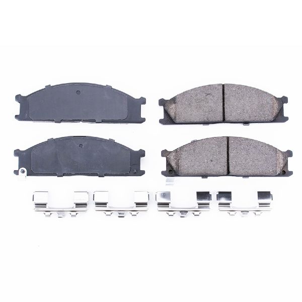 Disc Brake Pad Set - Front for 1998-2004 Nissan Frontier (Powerstop 17-333)