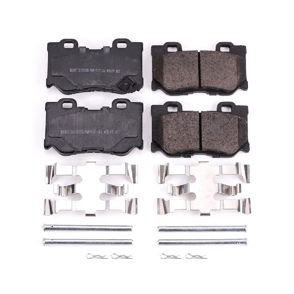 Disc Brake Pad Set - Rear for 2011-2013 INFINITI M56 (Powerstop 17-1347)