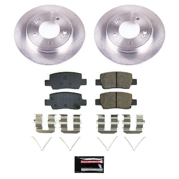 Powerstop Disc Brake Pad and Rotor / Drum Brake Shoe and Drum Kit  Front and Rear 