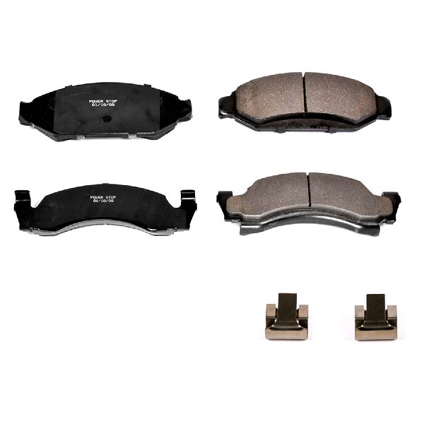 Disc Brake Pad Set - Front for 1987-1993 Ford E-150 Econoline (Powerstop 17-375)