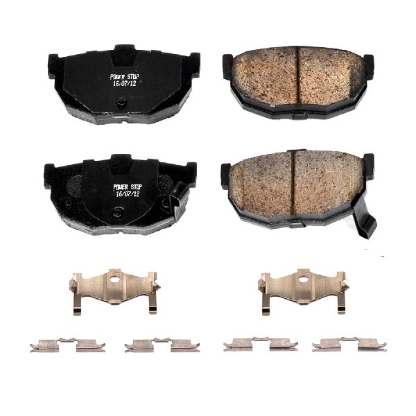 Disc Brake Pad Set - Rear for 1985-1990 Nissan Maxima (Powerstop 17-323)
