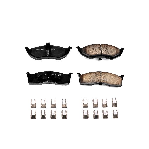 Disc Brake Pad Set - Front for 1996-2000 Dodge Caravan (Powerstop 17-591)