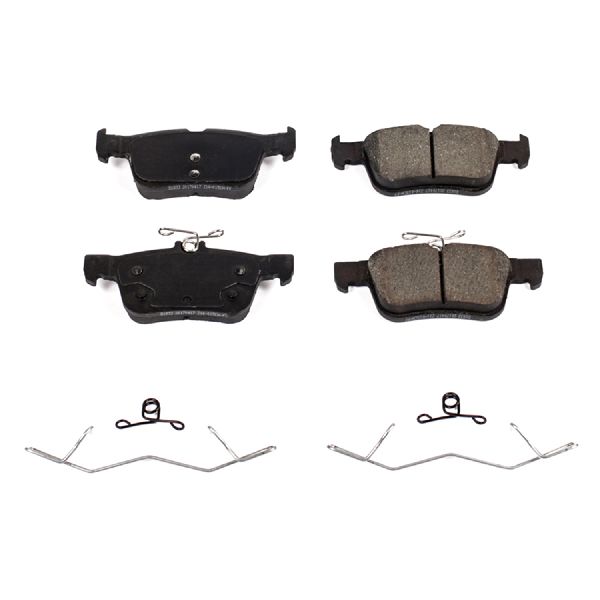 Disc Brake Pad Set - Rear for 2015-2024 Ford Edge (Powerstop 17-1833)