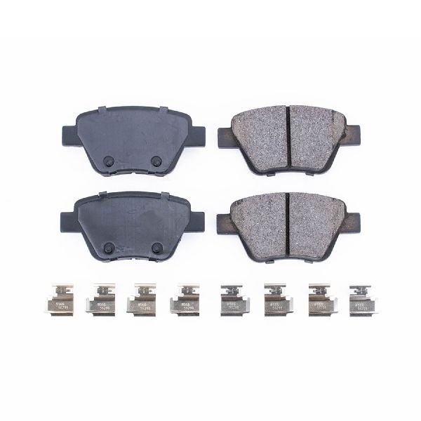 Disc Brake Pad Set - Rear for 2011-2016 Volkswagen Eos (Powerstop 17-1456)